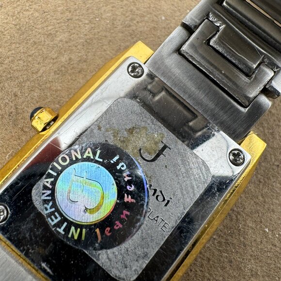 Vintage Jean Fendi Tank Style Swiss Made Watch Sapphire Crystal Roman Numerals - Picture 6 of 8